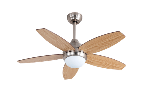 Ventilador de Techo LILIANA con Luz Led 80W Wengue-Haya 285rpm Aspas de Madera Control Remoto - (VTHM315R)-92654