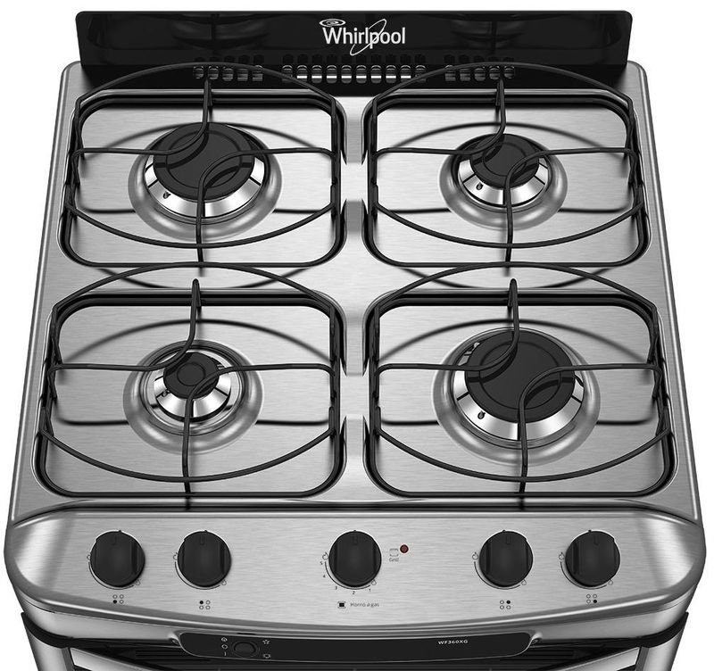 Cocina multigas 56 CM Inox - Whirlpool