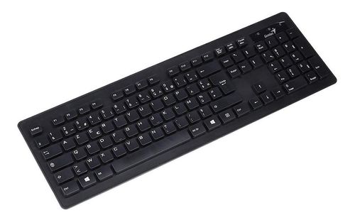 Teclado GENIUS SlimStar 126 BLK USB Black-(126 BLK)-94262