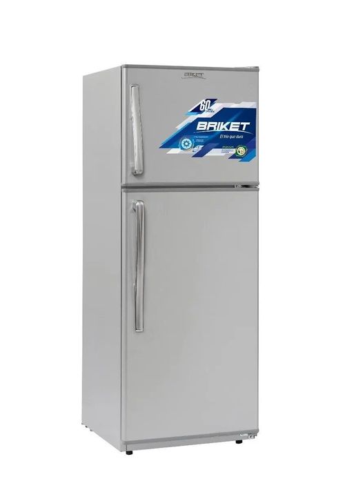 Heladera Con Freezer BRIKET (BK2F 1320 ST) 250Lts Plata