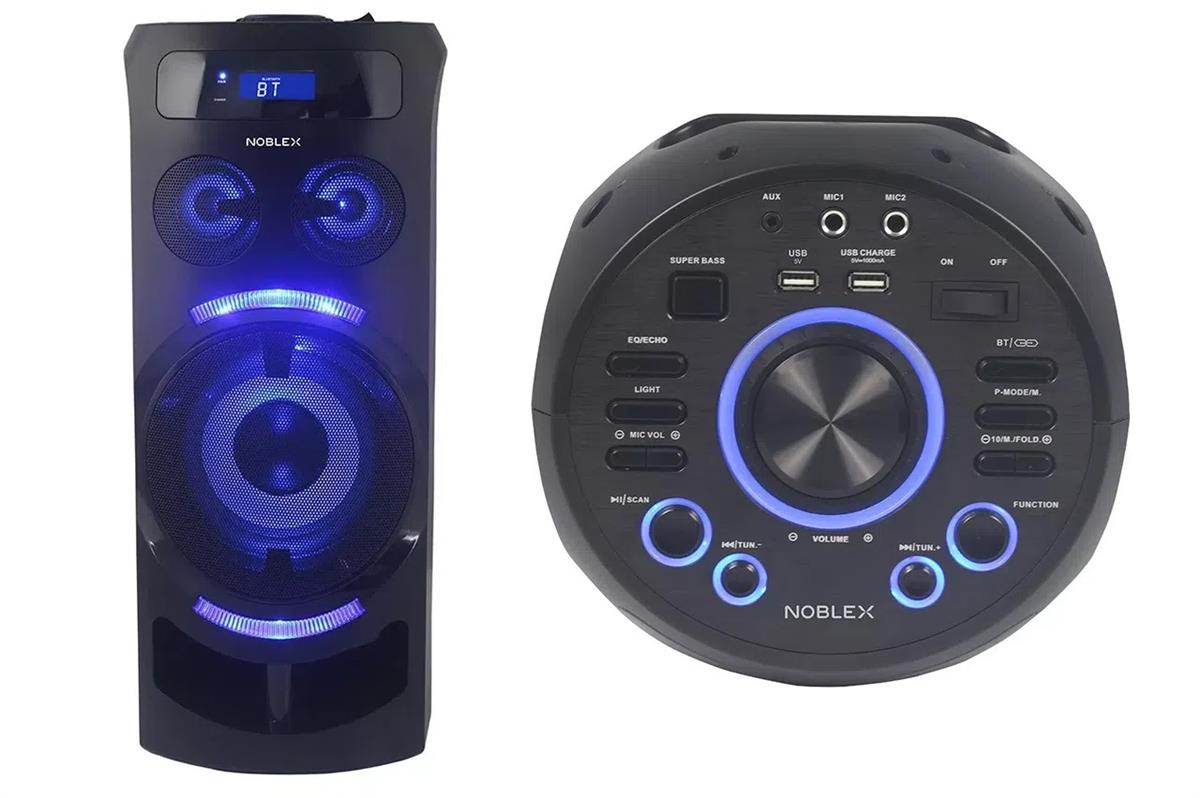 Noblex - Torre de audio MNT1050 9800W Noblex