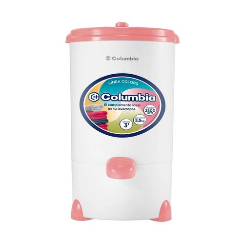 Secarropas Centrifugo COLUMBIA 5.5kg Rosa Chic-(HTS 5501)-91794