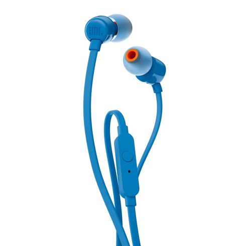 Auricular JBL Stereo T110 3.5mm Azul-(JBLT110BLU)-92212