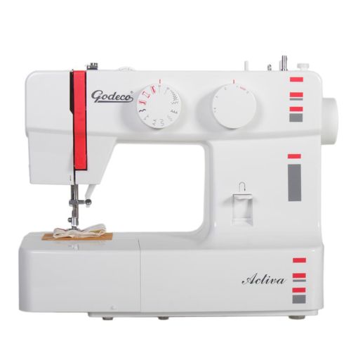 Maquina de Coser GODECO Crochet y Bobina de Acero Brazo Libre. Ojal 4p-(ACTIVA)-92283