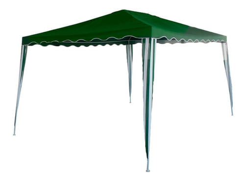 Gazebo LAURY 3x4 Mts Verde Polister Atl 2.5mts-(LP-027)-92414