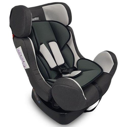 Butaca para Auto PERBAMBINI Ava Gris/Negro 0 A 25 KGS Acolchado Reductor. Reclinable-(401-Gris/Negro)-94930