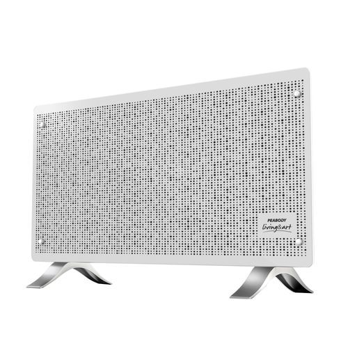 Vitroconvector PEABODY Plano 2000w Blanco. Frente de Vidrio Templado-(PE-VC20B)-94388