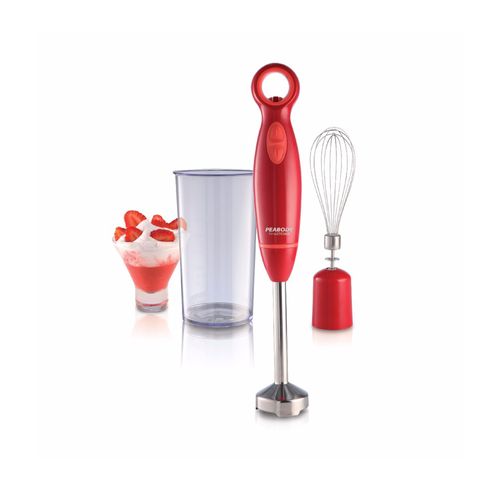 Licuadora de Mano PEABODY 600W Roja. Incluye accesorio Batidor-(PE-LM322R)-94809
