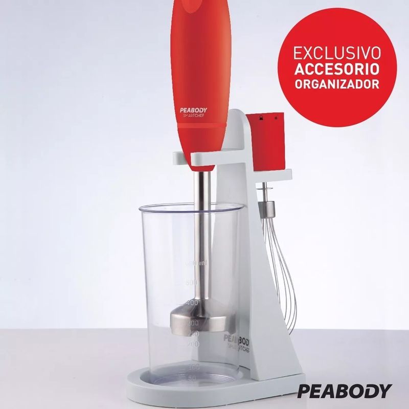 Mixer Licuadora Mano Peabody Smartchef Pe-lm322 Blanco 600w