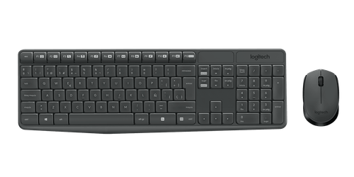 Teclado + Mouse Wir LOGITECH Gray 920-007901-(MK235)-96156