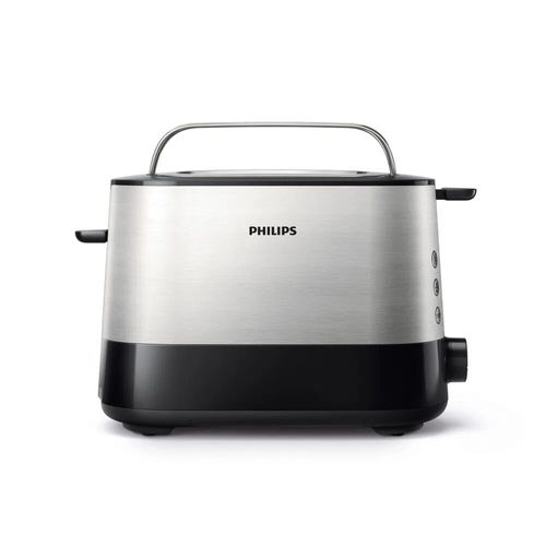 Tostadora PHILIPS  860W Metal 2 Ranuras Extra grandes. 7 niveles de potencia-(HD2637/90)-96181