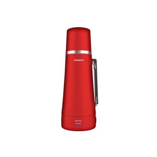 Termo E-Termo PEABODY Rojo 1lt 700W-Mate y bombilla incorporado-2 temperaturas-(PE-ET1000R)-96292