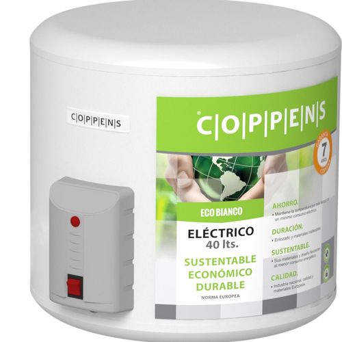 Termotanque Eléctrico COPPENS 40Lts Blanco-(TTQE40)-96294