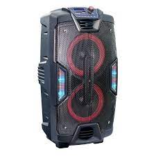 Parlante Bluetooth Portátil KIOTO 2 x 8" 50W Rms Control Remoto FM USB-(TW500BL)-96318