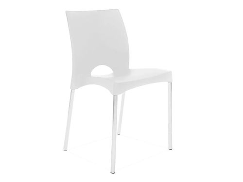 Silla Boston GARDEN LIFE Asiento Plastico Blanco-(F90000)-96330