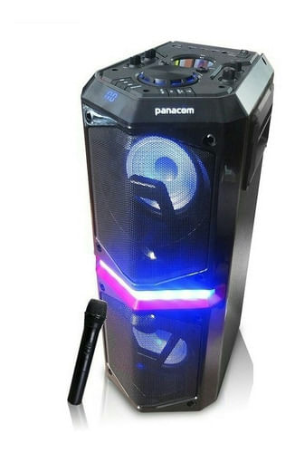 Parlante Bluetooth PANACOM Karaoke Luces Bateria Recargable FM Mic Inalambrico-(SP-3426WM)-97498