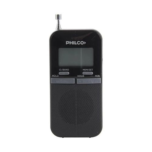 Radio Portátil PHILCO AM/FM-Sintonizador Digital -Alimentación 2 Pilas AAA-(PRC39D)-94122