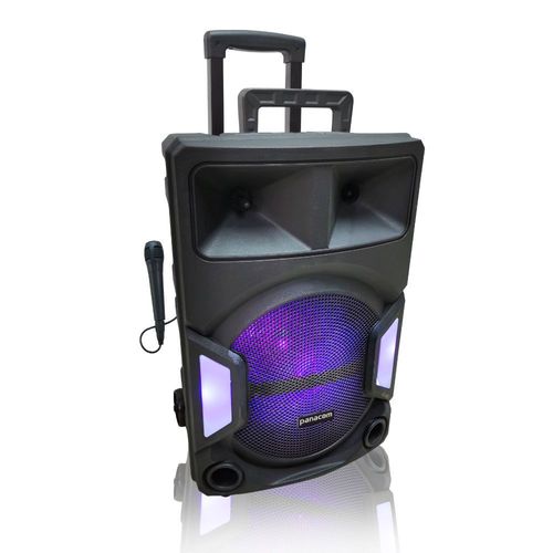 Parlante Bluetooth 12" PANACOM Portatil FM. USB. Mic con Cable. Doble Manija-(SP3116CMGO)-97479
