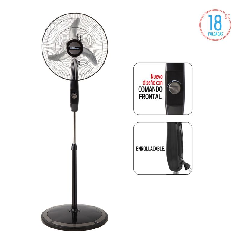 Ventilador Metálico Industrial de Pie 18