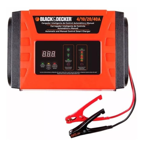 Cargador de Batería BLACK & DECKER - 40 AMP de nivel de Carga-(BC40AR)-1822