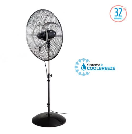 Ventilador de Pie 32" LILIANA Industrial 280W Cool Breeze Aspas Metalicas. Parrilla Metalicas-(VPI32CB)-95757