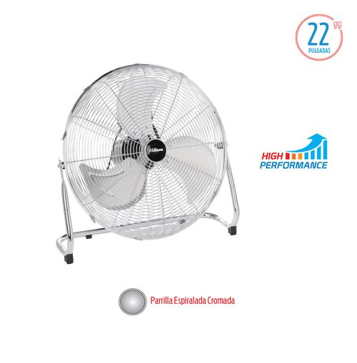 Turboventilador 22" LILIANA Reclinable 130W Parrilla y Aspas Metalica-(VTFM22)-98134