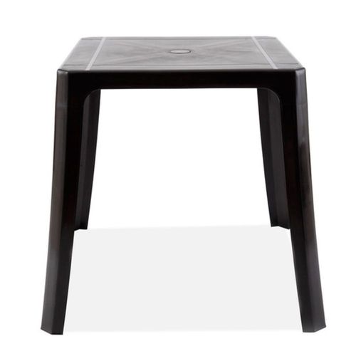 MESA INTIMA - GARDEN LIFE - APILABLE CUADRADA 70X70CM PLASTICO NEGRO