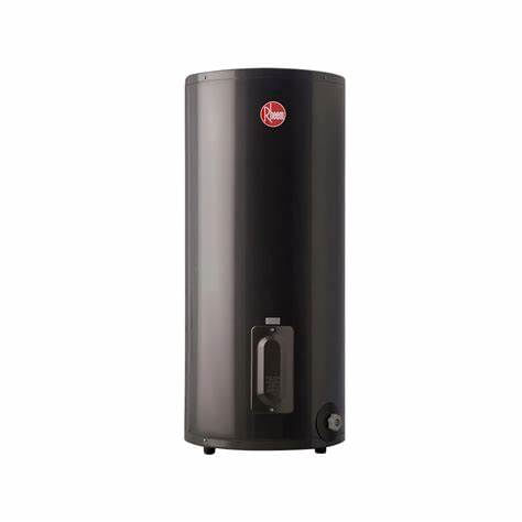 Termotanque Eléctrico RHEEM (TEP125RH) 125Lts de Pie - Conexion Superior-Negro-97776