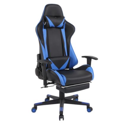 Silla Gamer DAIHATSU Azul y Negra-(D-GA20/BU)-99367