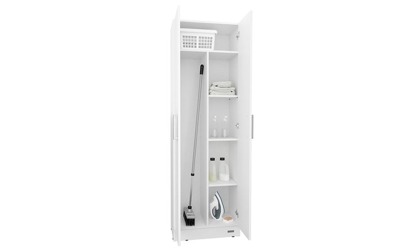 Mueble Cocina Mosconi 1,20m Organizador Melamina Blanco