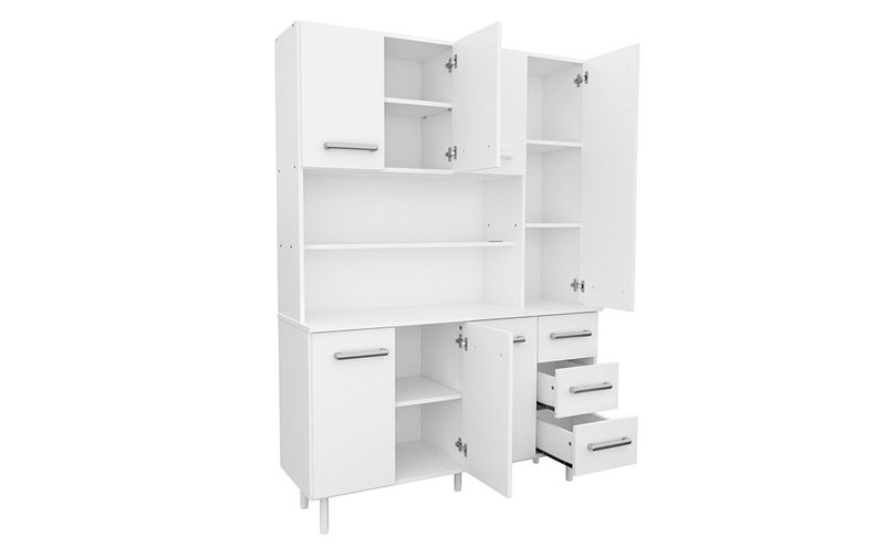 APARADOR COCINA MOSCONI 1.20 MEZZO F/ BLANCO-(10220)-995226 - Previsora del  Paraná