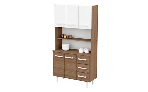 APARADOR DE COCINA MOSCONI 0.90 - CARV. MEZZO F/ COMBINADO (BLA-MEZ)-(10225)-995224