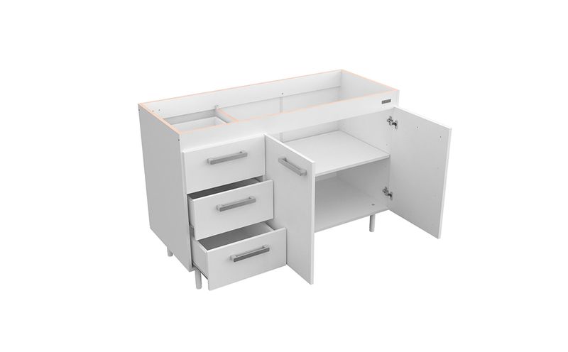 Bajo Mesada Sin Bacha Mueble Cocina Mosconi Express 1.20 Mts