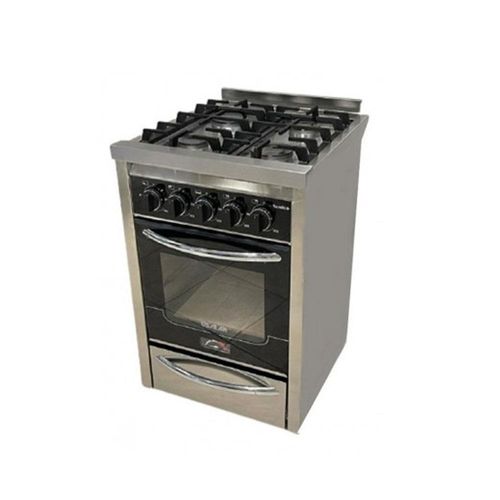 Cocina 55cm USMAN Acero Inoxidable-Vidrio templado con Asadera Inferior-(SONIC ECCO 550)-95454