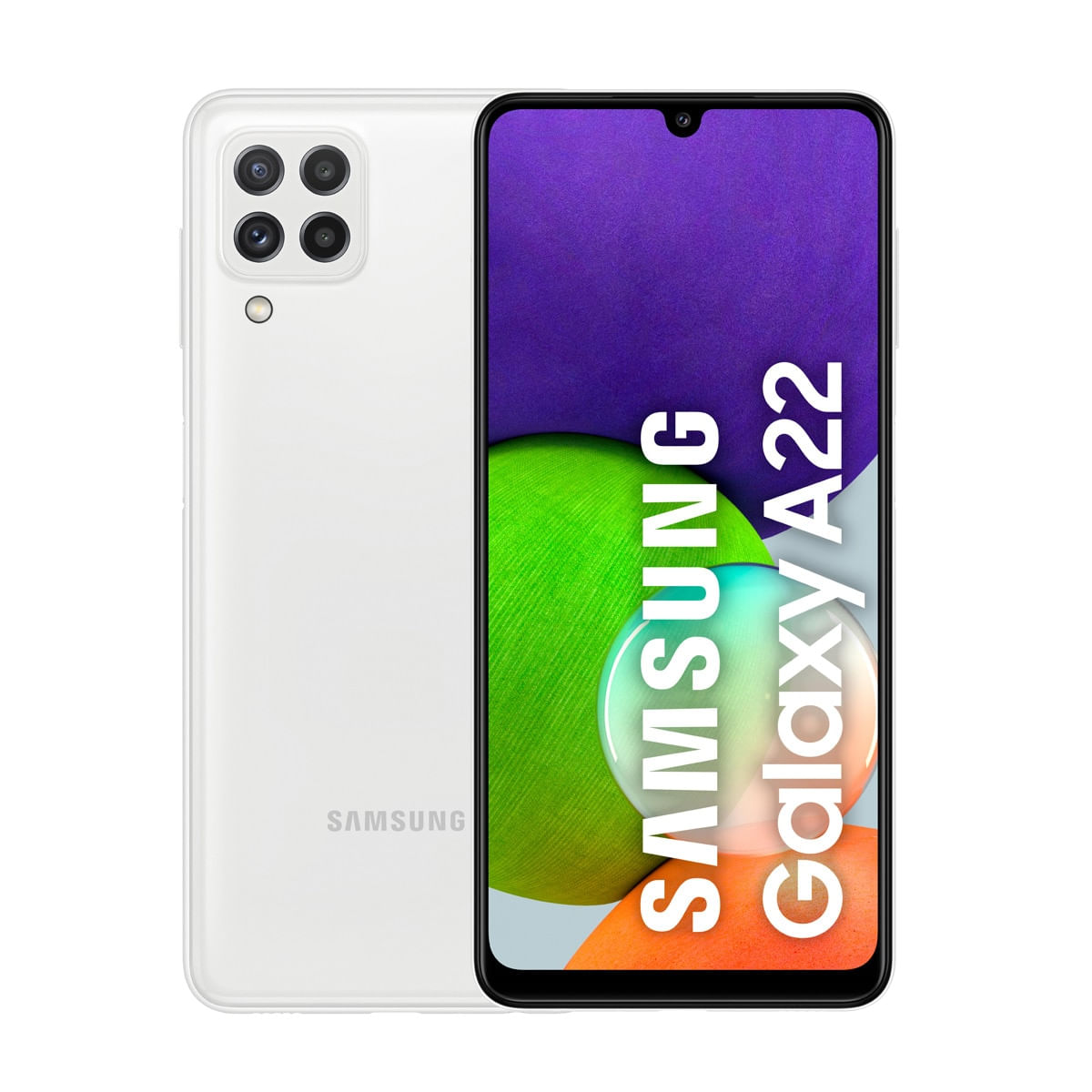 Celular Galaxy A22 SAMSUNG White Octacore 4GB Ram 128GB Rom -(SM