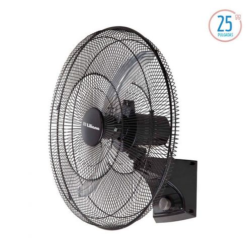 Ventilador de Pared LILIANA 25" 120W Frente y dorso Metalico Comando frontal 3 velocidades - (VW25M) - 996946