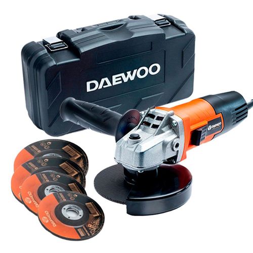 Amoladora DAEWOO 750W Angular  con Discos - (DAAG115-75B) - 998544