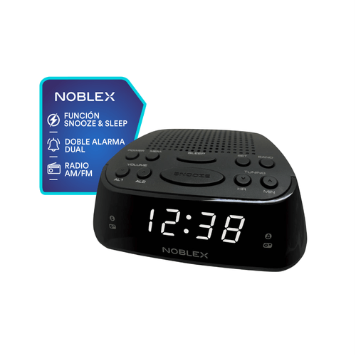 Radio Reloj NOBLEX - AM/FM-(RJ960)-91677