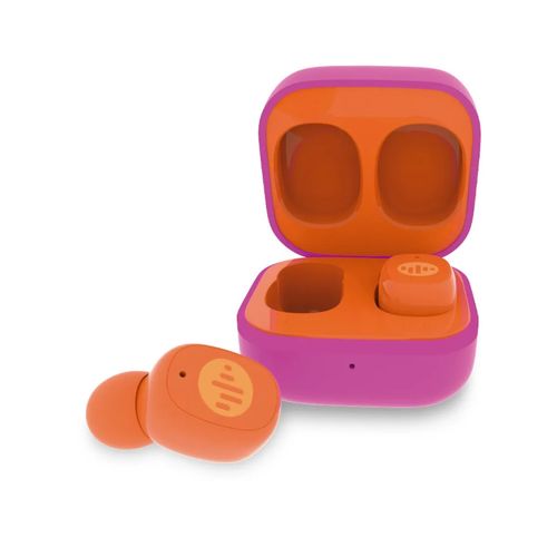 Auricular STROMBERG CARLSON (DYE) Bluetooth in Ear 5W RMS Drivers Estuche Carga Fucsia Naranja - 998797