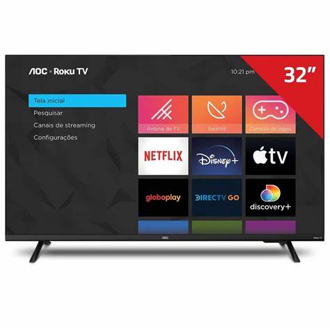 Smart tv AOC 32" HD Roku - (32S5135/77G) - 998250