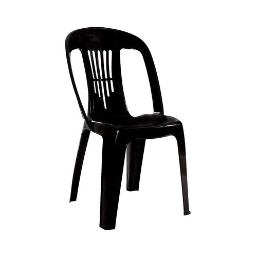 Silla Antonella Plástico Negra GARDEN LIFE Sin Apoya brazos-(F855001)-9135