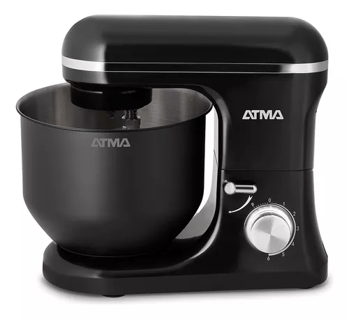 Batidora de Pie ATMA Planetaria 1800W Negro 6velocidades Bowl 7Lts Acero Inoxidable (BPAT22BLP) - 998642
