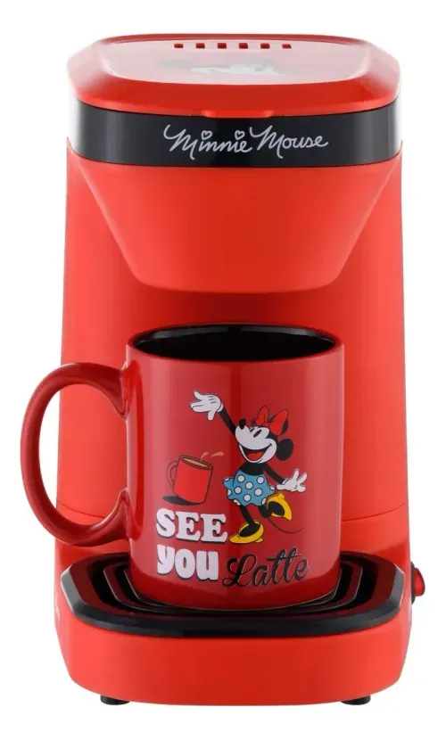 Cafetera Personal ATMA Mickey Mouse Filtro desmontable Incluye taza de cafe (CAAT118MKP) – 999385