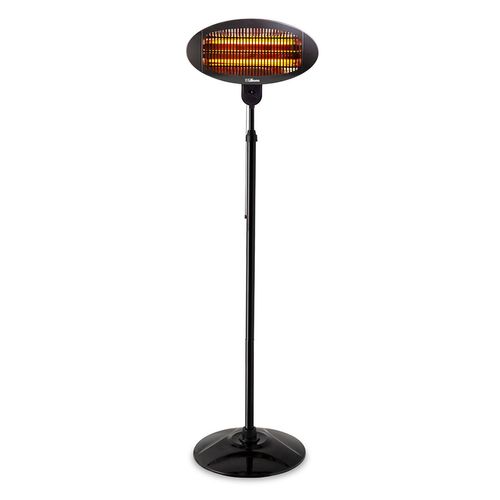 Calefactor LILIANA Infrarrojo de Pie/Pared Exterior. 3 niveles. Turbos de Cuarzo 1.85mts. Regulable (CIPIE2000) - 94330