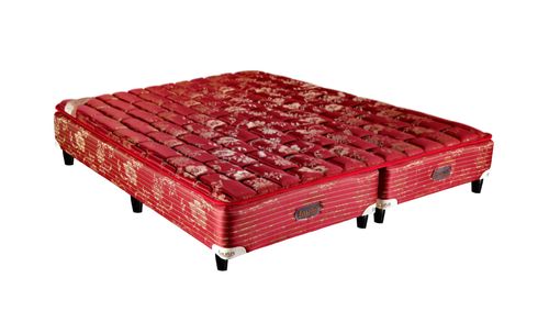 Sommier TAURUS (SOLO BASE) Luxor Bordeaux 140X190CM (1087BD) - 7175