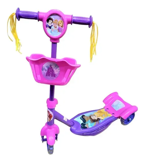Monopatin TURBYTOY 3 Ruedas Princesas (12013) -96552