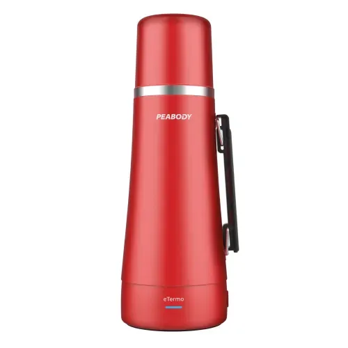 Termo E-Termo PEABODY Rojo 1lt 700W .Mate y bombilla incorporado. 2 temperaturas (PE-ET1001R) -98012