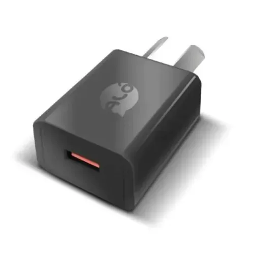 Cargador de Pared ALO 2.4 A Rapid Negro -996574