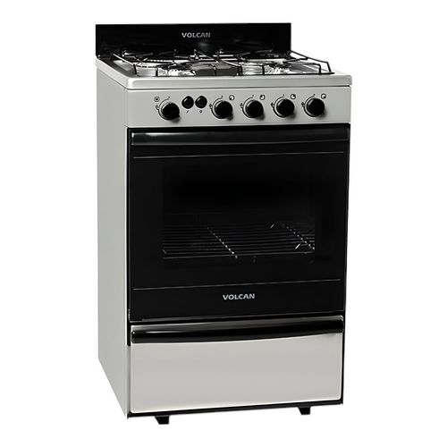 Cocina VOLCAN 55Cm 4 Hornallas Clase A+ Acero (87673V) -1000612