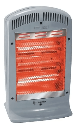 Calefactor Infrarrojo CRIVEL Con Turbo Forzador 2 Niveles de Potencia 700/1400W 3 Tubos (Q3T) -1001260